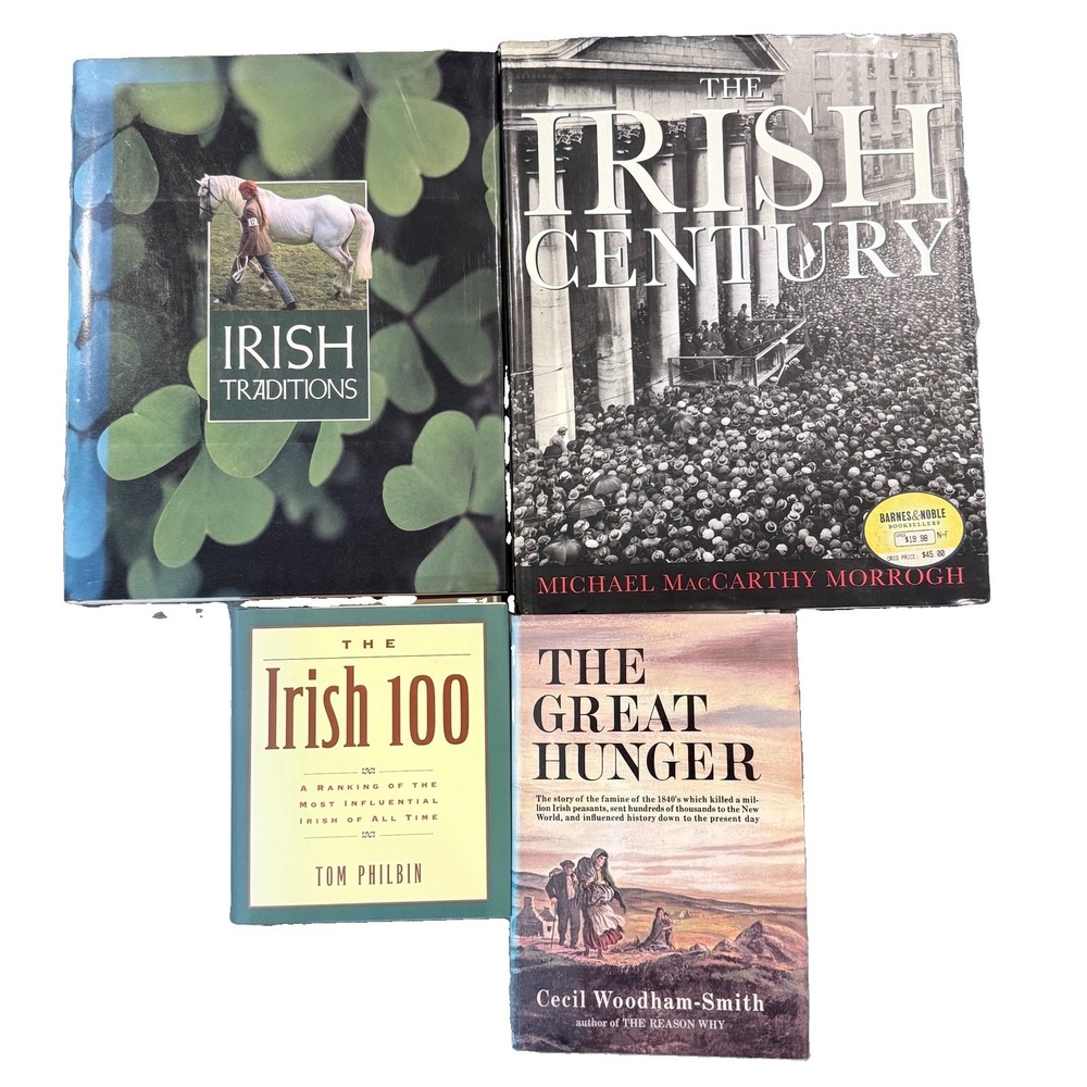 Irish History Heritage Book Lot Great Hunger Traditions Century 100 Hardcover HC